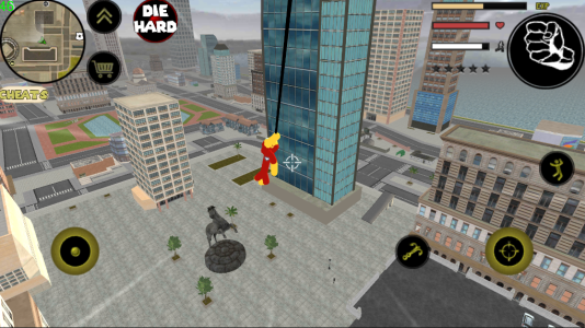 اسکرین شات 2 بازی Iron Stickman Rope Hero