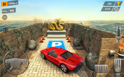 اسکرین شات بازی Modern Car Parking in 3D Maze 1
