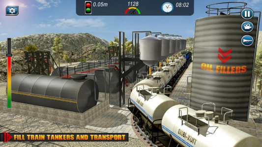 اسکرین شات بازی Oil Tanker Train Transporter 2 2