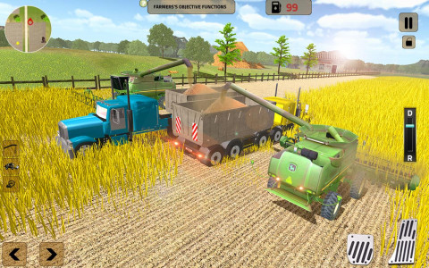 اسکرین شات بازی Real Tractor Farming Simulator 1