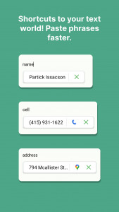 اسکرین شات 1 برنامه Text Expander - Texpand