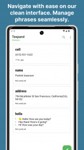 اسکرین شات برنامه Texpand: Text Expander 6