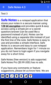 اسکرین شات برنامه Safe Notes is a secure notepad 4