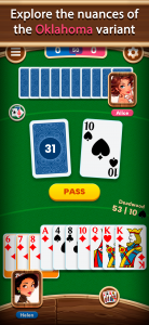 اسکرین شات 3 بازی Gin Rummy Classic