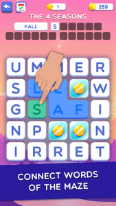 اسکرین شات بازی Words in Maze - Connect Words Game 8