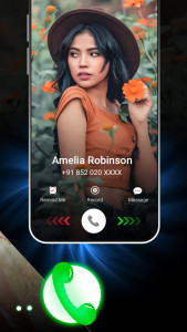 اسکرین شات برنامه Photo Caller Full Screen 4