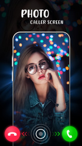 اسکرین شات برنامه Photo Caller Full Screen 1