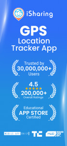 اسکرین شات برنامه iSharing: GPS Location Tracker 1