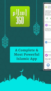 اسکرین شات برنامه Islam 360 - Prayer Times, Quran , Azan & Qibla 1