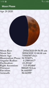 اسکرین شات برنامه Hijri calendar (Islamic Date) and Moon finder 4