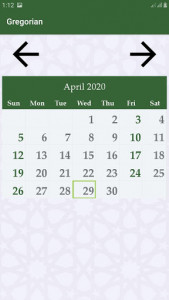 اسکرین شات برنامه Hijri calendar (Islamic Date) and Moon finder 3