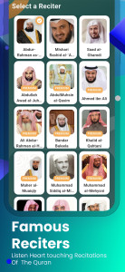 اسکرین شات 2 برنامه Al Quran MP3 Audio Offline App