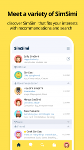 اسکرین شات برنامه SimSimi 3