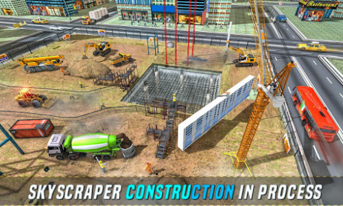 اسکرین شات بازی Skyscraper Construction: Tower Sim 4