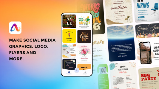 اسکرین شات 1 برنامه Poster Maker - Flyer Creator