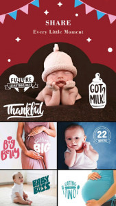 اسکرین شات برنامه Baby Photo Editor - Pregnancy Milestones Pics 5