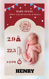 اسکرین شات برنامه Baby Photo Editor - Pregnancy Milestones Pics 6