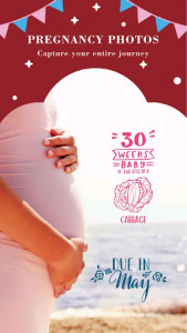 اسکرین شات برنامه Baby Photo Editor - Pregnancy Milestones Pics 4