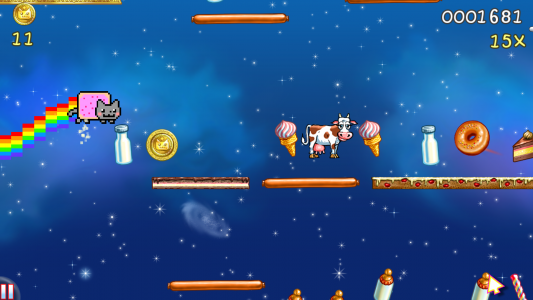 اسکرین شات 1 بازی Nyan Cat: Lost In Space