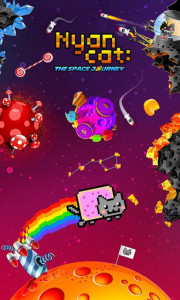 اسکرین شات بازی Nyan Cat: The Space Journey 1