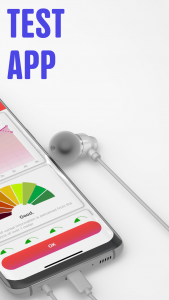 اسکرین شات 2 برنامه Hearing test, Audiogram
