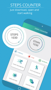 اسکرین شات برنامه Step Counter: Pedometer & Calorie Counter App 1