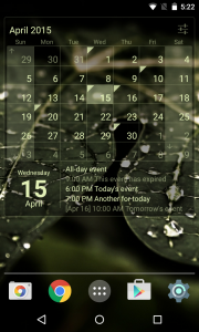 اسکرین شات برنامه Calendar Widget Month + Agenda 3