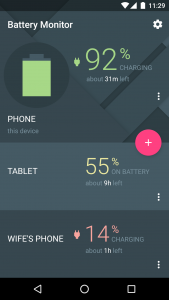 اسکرین شات برنامه Cross-Device Battery Monitor 1