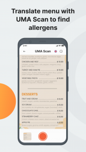 اسکرین شات برنامه UMA: Food Ingredients Scanner 8