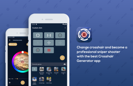 اسکرین شات 1 بازی Custom Aim - Crosshair Pro