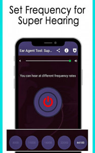 اسکرین شات برنامه Ear Agent Tool: Super Aid Hearing Amplifier 3