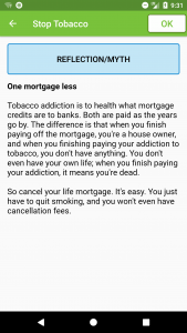 اسکرین شات برنامه Stop Tobacco. Quit Smoking App 7