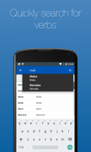 اسکرین شات برنامه English Verb Conjugator 2