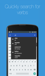اسکرین شات برنامه French Verb Conjugator 2