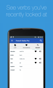 اسکرین شات برنامه French Verb Conjugator 6