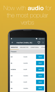 اسکرین شات برنامه German Verb Conjugator 5