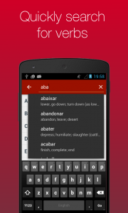 اسکرین شات برنامه Portuguese Verb Conjugator 2