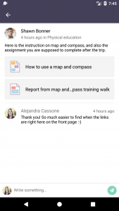 اسکرین شات 1 برنامه itslearning mobile