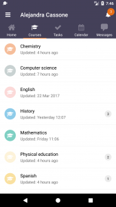 اسکرین شات 2 برنامه itslearning mobile