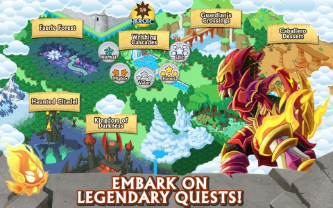 اسکرین شات 5 بازی Knights & Dragons Action RPG