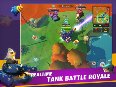 اسکرین شات بازی PvPets: Tank Battle Royale 7