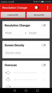 اسکرین شات برنامه Screen Resolution Changer: Display Size & Density 8