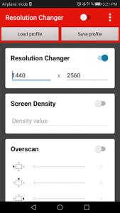 اسکرین شات برنامه Screen Resolution Changer: Display Size & Density 7