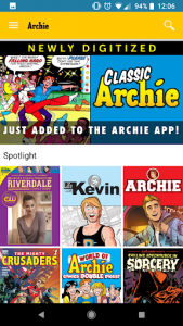 اسکرین شات برنامه Archie Comics 2