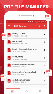 اسکرین شات برنامه PDF Reader for Android 3