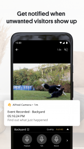 اسکرین شات برنامه Alfred Home Security Camera 4