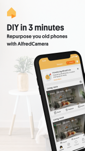 اسکرین شات برنامه AlfredCamera Home Security app 1