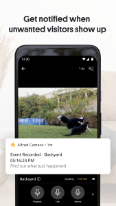 اسکرین شات 4 برنامه AlfredCamera Home Security app