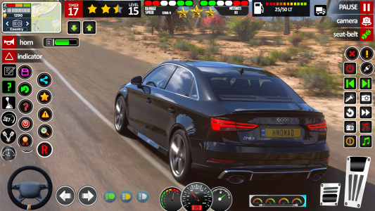 اسکرین شات 3 برنامه US City Car Offline Driving 3D