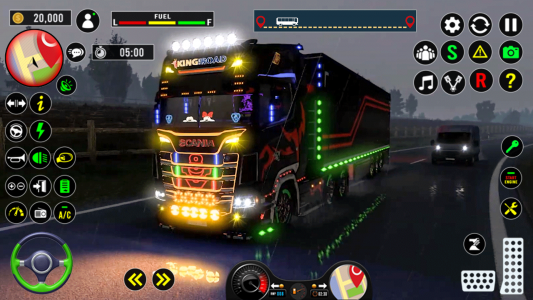 اسکرین شات برنامه US Truck City Transport Sim 3d 6